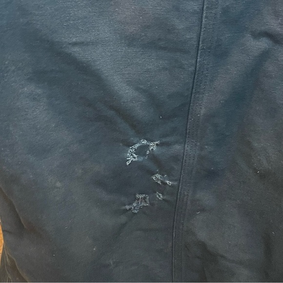 Carhartt Vintage Mens Chore Coat Size 48 Tall Faded Black - Picture 7 of 12